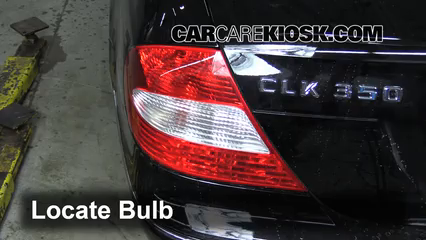 2006 Mercedes-Benz CLK350 3.5L V6 Convertible (2 Door) Lights Turn Signal - Rear (replace bulb)